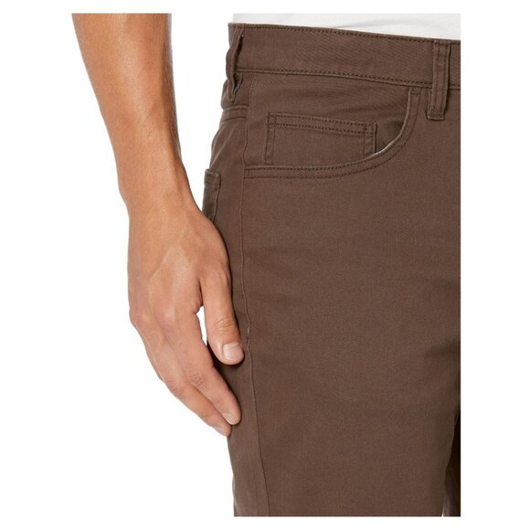 Goodthreads Pants Mens 31x34 Brown Fit 5 Pocket Chino Casual Cotton - Picture 3 of 15